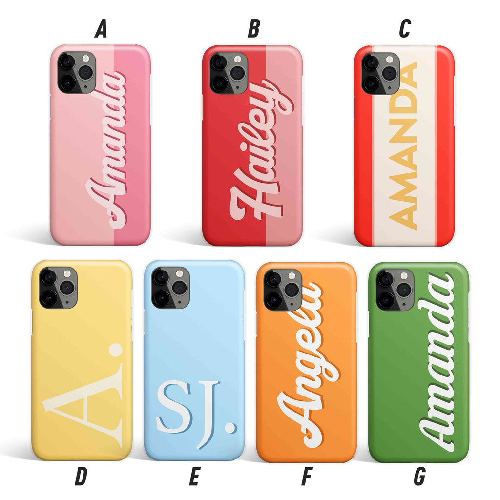 Initial Phone Case
 Monogram Personalized Initial Phone Case Custom Name Case Free